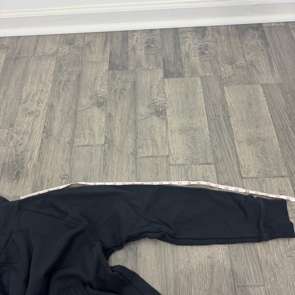 Athleta Women's Criss Cross Back Black Modal Hoodie - Sz Small - Picture 9 of 9